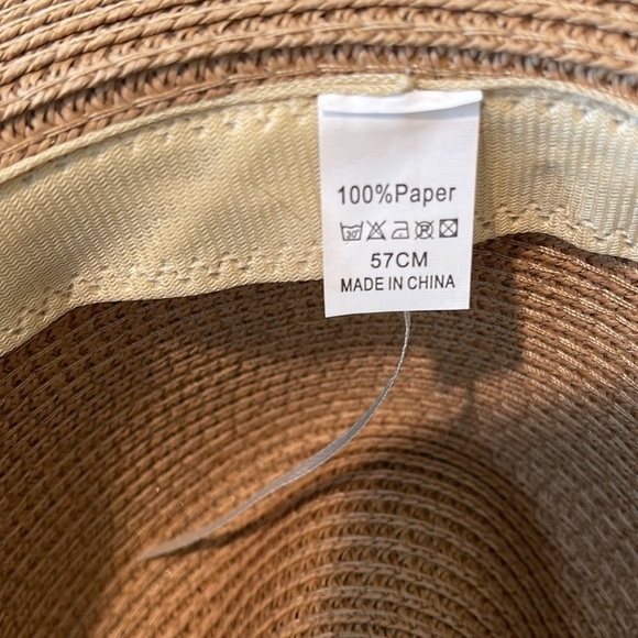 Cowboy hat. It’s tan with a gold shimmer main image 5